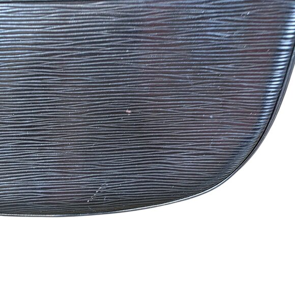 Louis Vuitton Jeune Fille Epi Shoulder Bag Black Leather Crossbody Gold Hardware - Picture 15 of 16